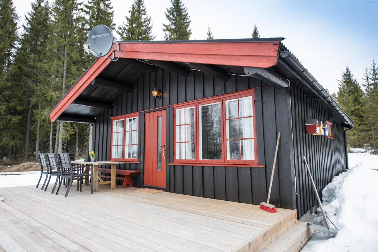 Naerglimt - Cabin By The Lake Naera Sjusjøen Exterior foto